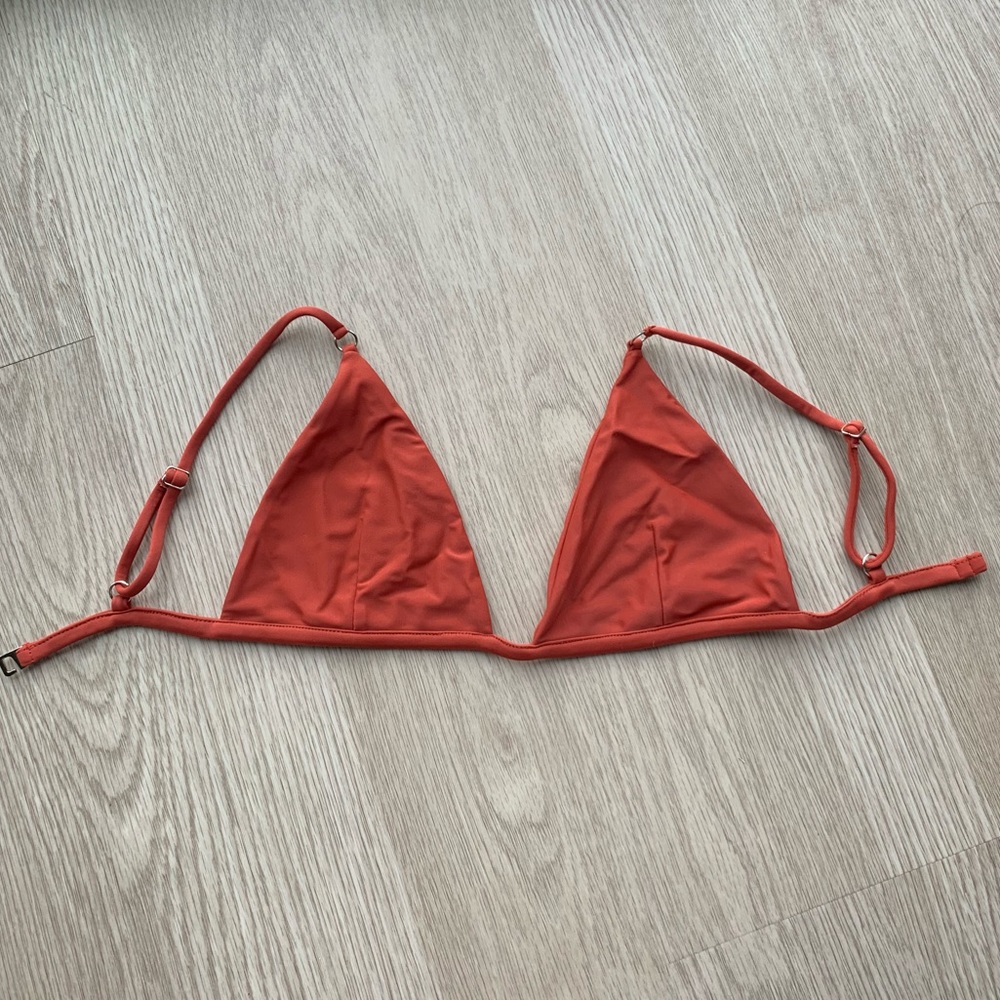 Danielle Brown x Marble Swimwear Terracotta String Bikini Top